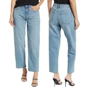 Joe’s Jeans NEW Boyfriend Crop High Rise Denim Jeans Fitria Light Blue Wash 32